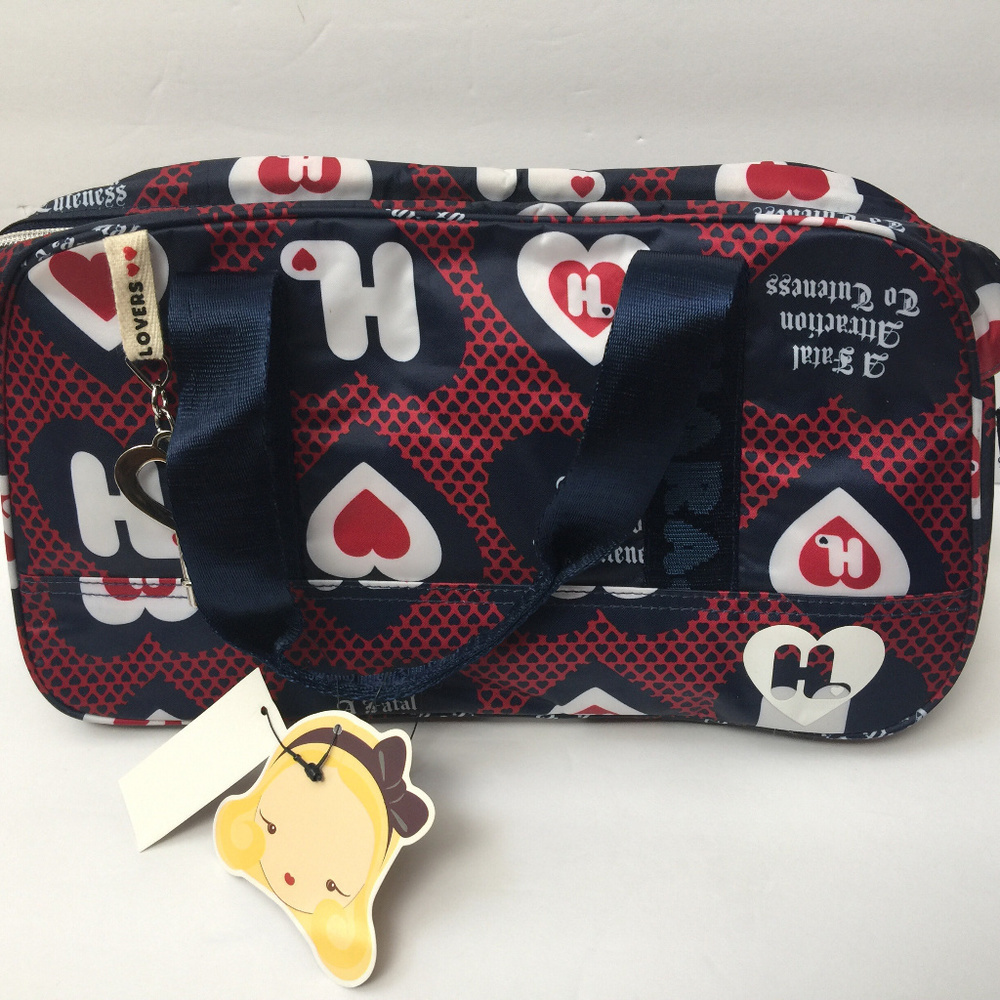 Harajuku Lovers Hearts Eye Hobo Purse Bag NWT